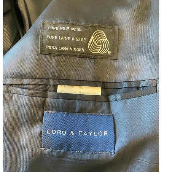 DKNY Essentials Men's 100% Wool Blazer Sport Coat Navy Blue Sz 42R 3-Button - Picture 5 of 14